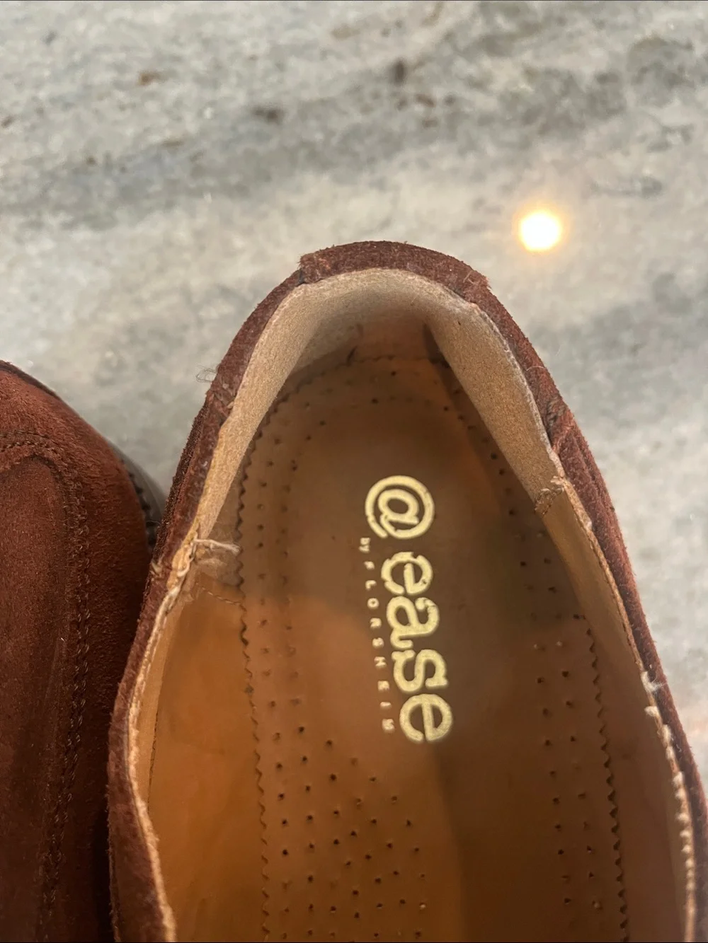 Florsheim Brown Suede Lace-Up Oxfords